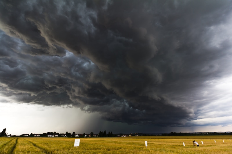summer, landscape, outdoors, threatening, clouds, cloud - sky, thunderstorm, plant, cloud front, weather mood, storm hunting, sky, stormy sky, a thunderstorm cell