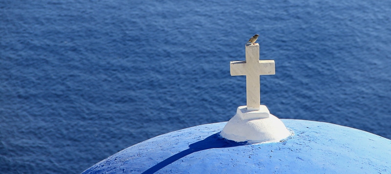 nature, christianity, water, focus on foreground, belief, 4K, greece, church, believe, concrete, close-up, crucifix, perched, outdoors, chapel, metal