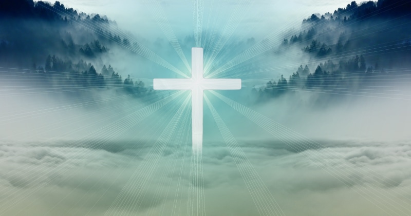 close, religion, futuristic, fog, harmony, concentric, god, digital composite, pattern, no people, nature, faith, rays, 4K, outdoors, sky, spirituality