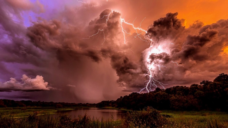 cloudy, lightning, storm, clouds, campaign, stormy, 1080P