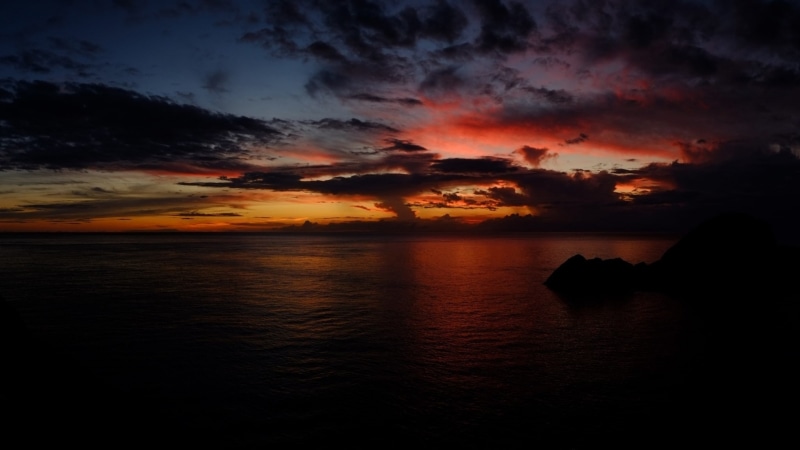 1080P, cloud - sky, dark  for desktop background, scenics - nature, sunset, horizon over water, reflection, tranquility, dramatic sky, sea, waterfront