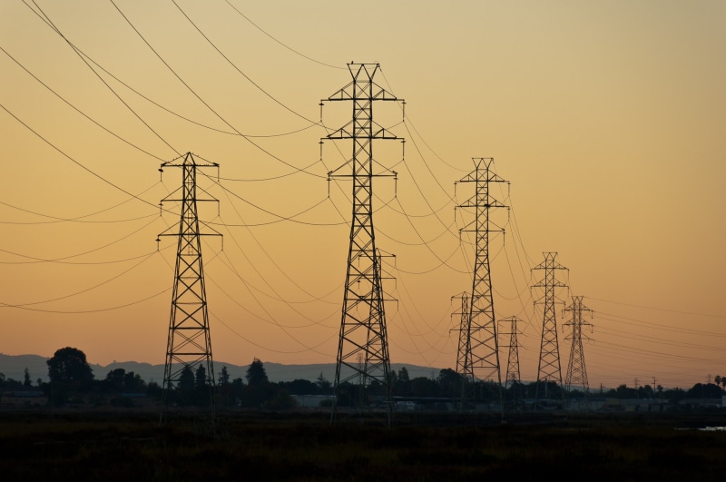 nature, transmission, no people, dusk, electricity pylon, electricity, outdoors, power supply, black, low angle view, silhouette, towers, orange color