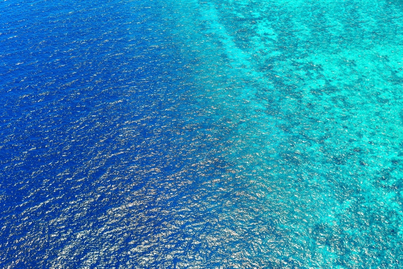 purity, birds eye view, turquoise colored, swimming pool, scenics - nature, full frame, waterfront, flowing water, ripples, tranquility, beauty in nature