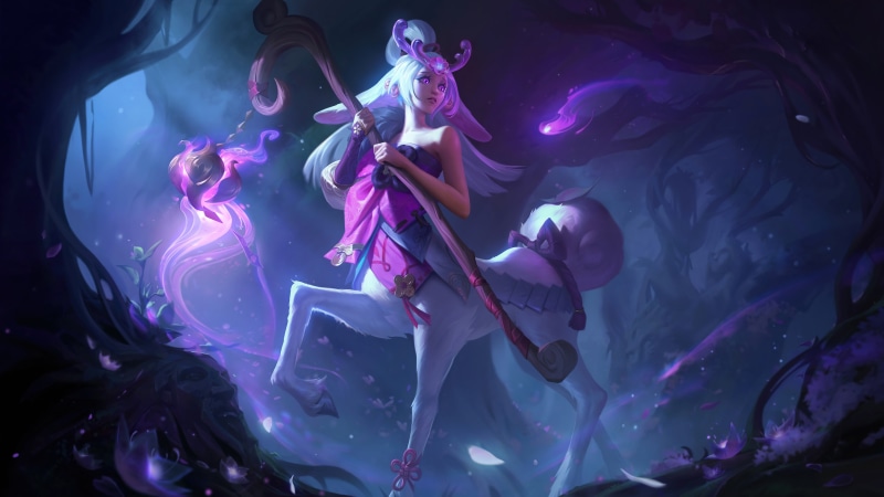Riot Games, lillia (leauge of legends), spirit blossom, League of Legends, 4K