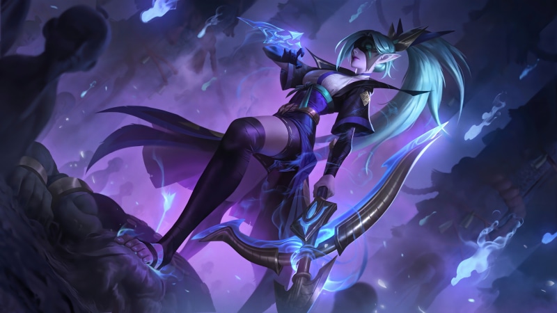 spirit blossom, 8K, Vayne (League of Legends), League of Legends
