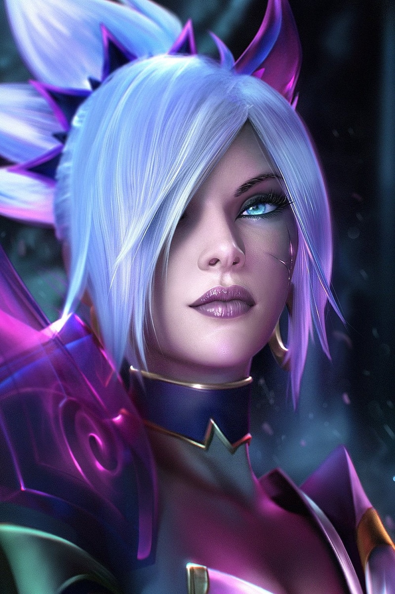 Riven (League of Legends), League of Legends, Riven, spirit blossom, 720P
