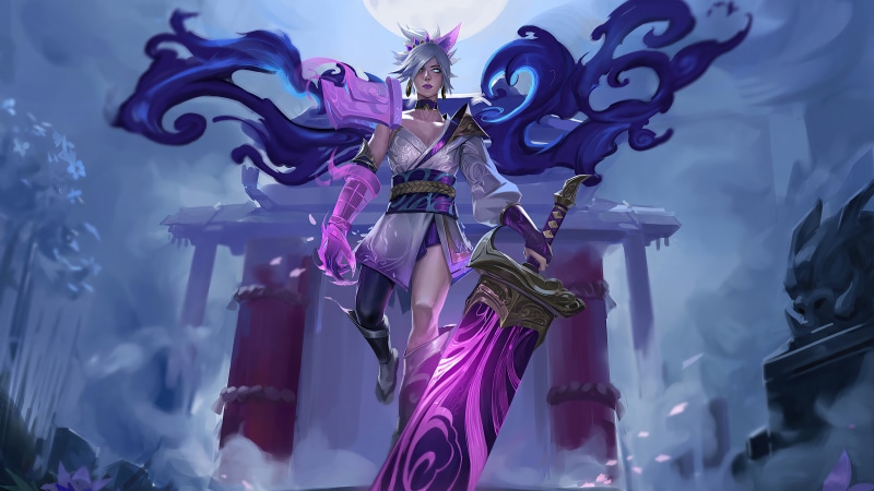 League of Legends, PC gaming, 4K, spirit blossom, Riven (League of Legends), Riven