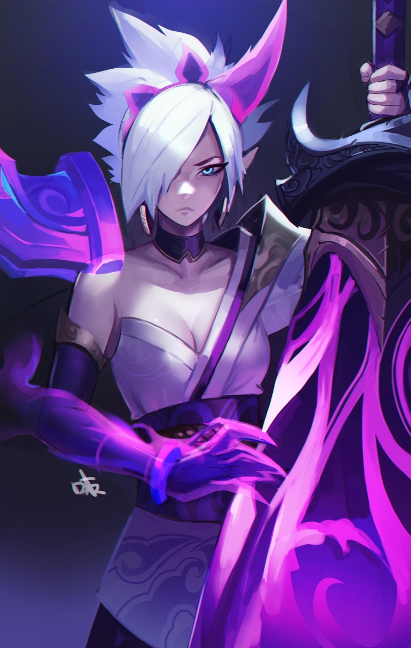 2K, spirit blossom, League of Legends, Riven (League of Legends), Riven