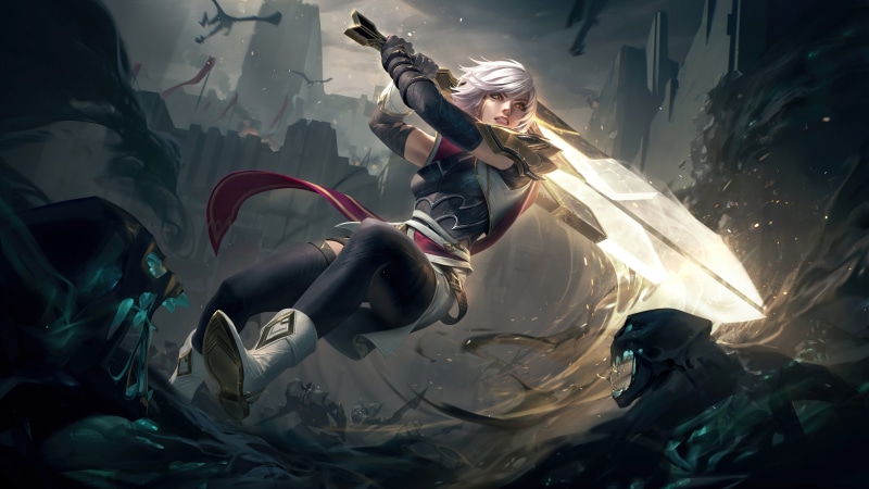 Riot Games, League of Legends, 8K, Riven (League of Legends), digital art, 4K, Riven, Sentinel