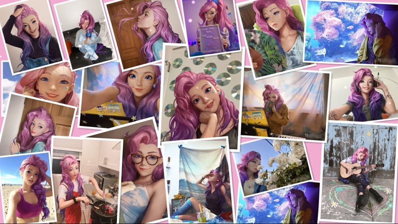 Riot Games, League of Legends, 1080P, Seraphine