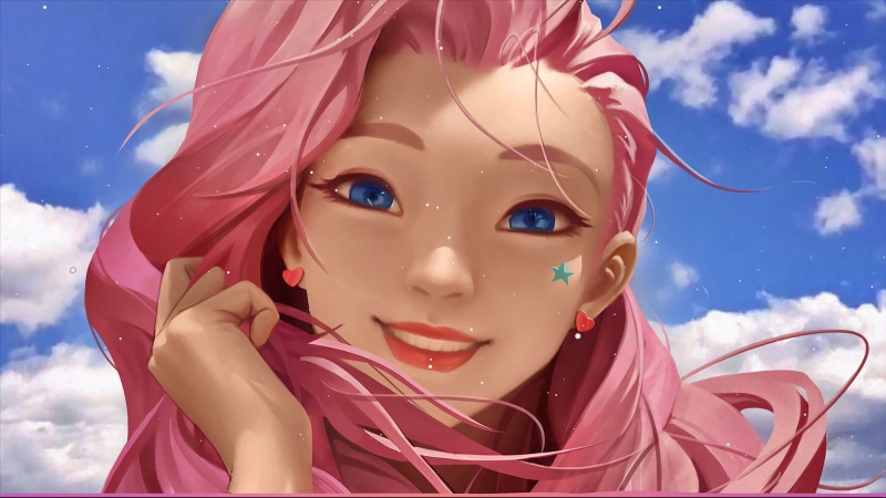1080P, League of Legends, Seraphine, Riot Games