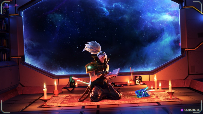 occupation, Yasuo, full length, League of Legends, star - space, indoors, preparation, night, mid adult men, adult, lighting equipment, arts culture and entertainment