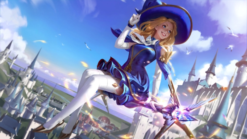 Lux Arcadia, supporters, demacia, witch, sorceress, Riot Games, 4K, Support (League Of Legends), Lux (League of Legends), League of Legends