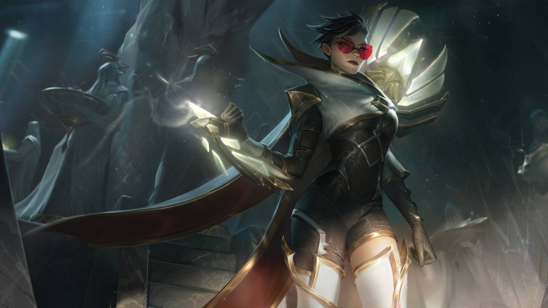 Riot Games, Vayne (League of Legends), ADC, Vayne, League of Legends, Adcarry, 4K, 8K, digital art, Sentinel