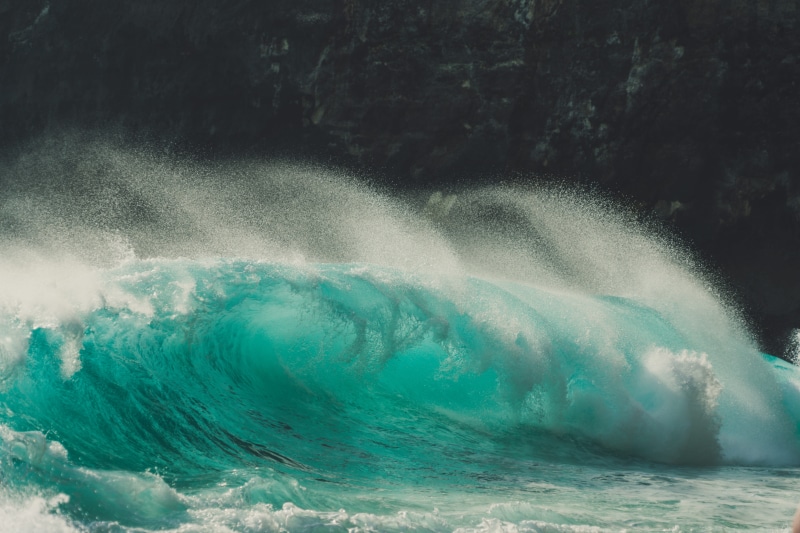 nature, 8K, beside, sea, outdoors, nusa penida, indonesia, beauty in nature, rock, scenics - nature, waterfront, wave, water rolling, power in nature