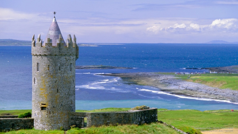 2K, castle, doonagore, Architecture, county, ireland, clare