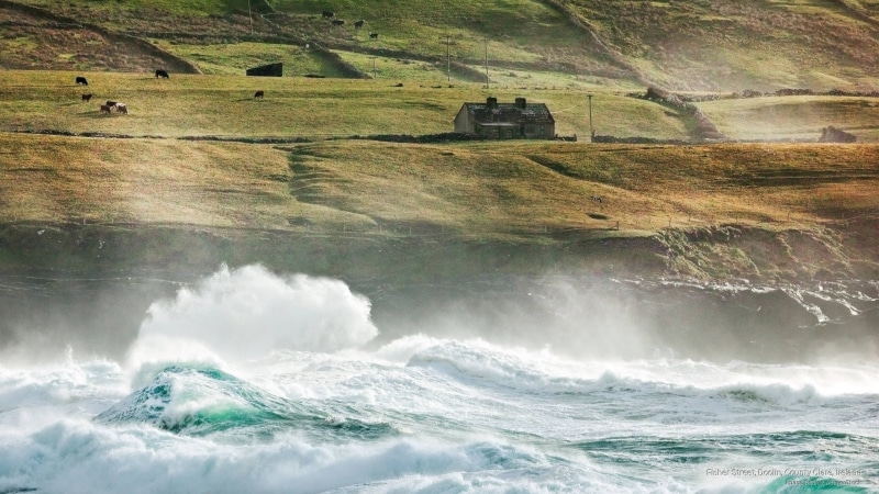 Europe, doolin, street, county, ireland, 2K, fisher, clare