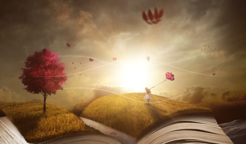 lighting, outdoors, water, leaves, emotions, cloud - sky, atmospheric, nature, lichtblick mood, light, clouds, land, autumn, storybook, fantastic, composing