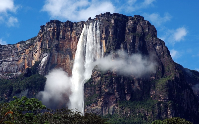 National, Angel, Canaima, 1080P, Park, Falls, America, Waterfall, Venezuela, South