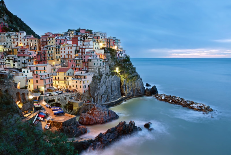 nature, architecture, vacations, summer, Italie, europe, Cinque  terre, terre, Blue, Landscape, Cinque Terre, mediterranean Sea, 4K, house, town, seascape