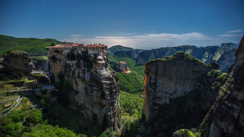 cliff, travel destinations, beauty in nature, ancient civilization, non-urban scene, scenics - nature, travel, Greece, mountain, land, environment, rock