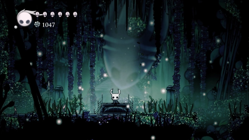 no people, 1080P, Hollow Knight, communication, illuminated, lighting equipment, decoration, plant, growth, text, Video Game, green color, arts culture and entertainment