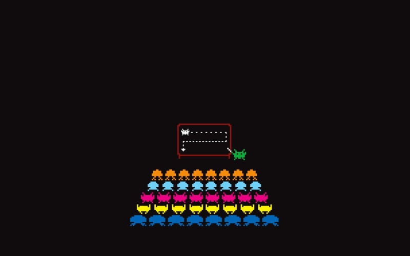 close-up, multi colored, Atari, black background, minimalism, studio shot, pixel art, retro games, game, simple background, video games, computer, illuminated