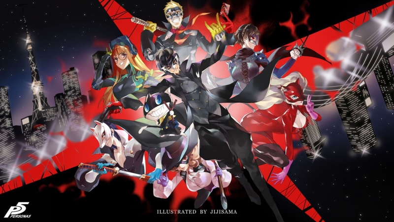 Morgana (Persona), Haru Okumura, Futaba Sakura, Anime, Persona, Ann Takamaki, 1080P, Video Game, Joker (Persona), Yusuke Kitagawa, Persona 5, Makoto Niijima
