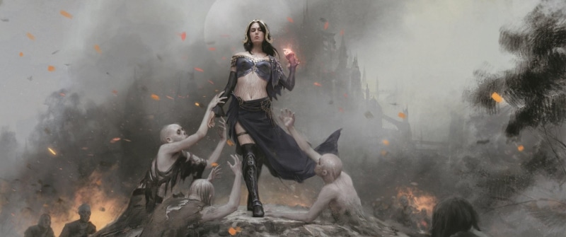 Liliana Defiant Necromancer, Planeswalker (Magic: The Gathering), Girl, Game, Woman, Undead, Magic: The Gathering, Magic, Witch, Liliana (Magic: The Gathering)
