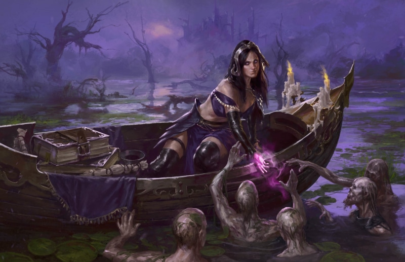1080P, magic, fantasy art, Magic: The Gathering, Liliana Vess