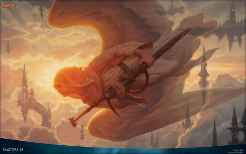 fantasy art, Magic: The Gathering, 2K, archangel