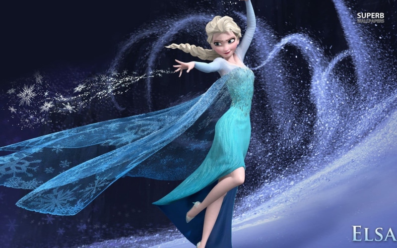 one person, queen, females, beauty, photo, dress, beautiful people, young women, blue, nature, young adult, Princess Elsa, Frozen (movie), full length