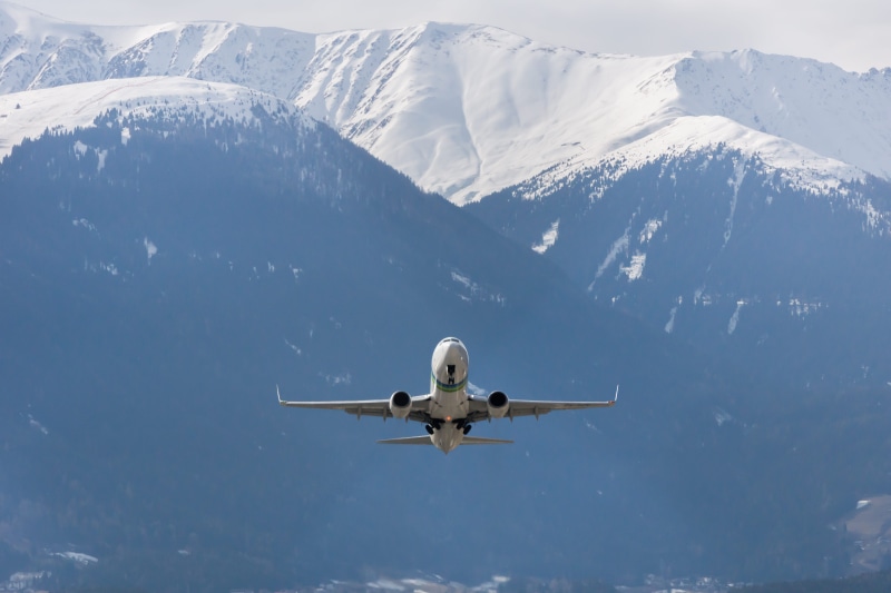 flying, spotting, airport innsbruck, scenics - nature, innsbruck, vehicle, mode of transportation, nature, takeoff, day, a319, cold temperature, aerospace industry