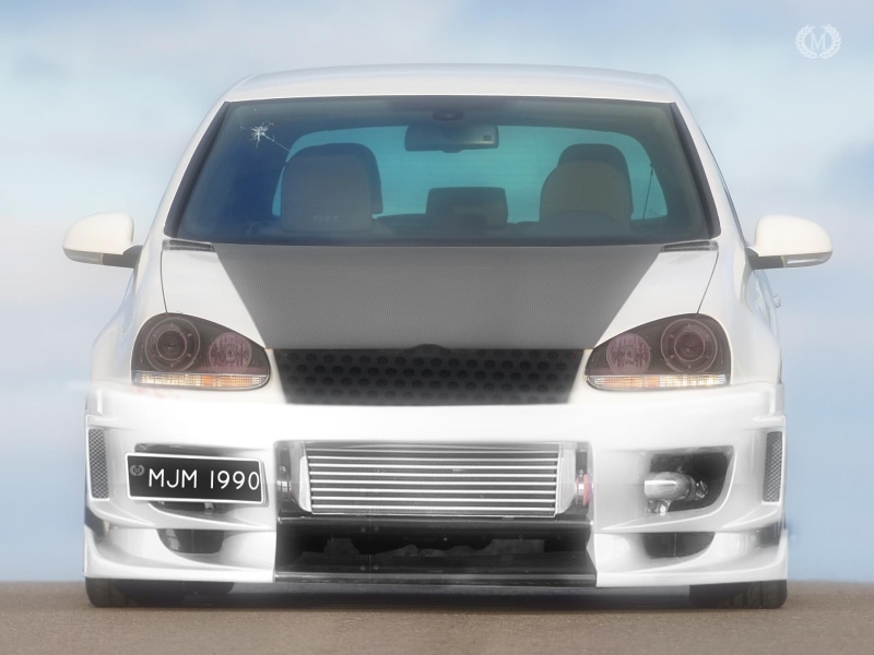 polo, black, white, 1080P, volkswagen, golf, gti, cars, whit