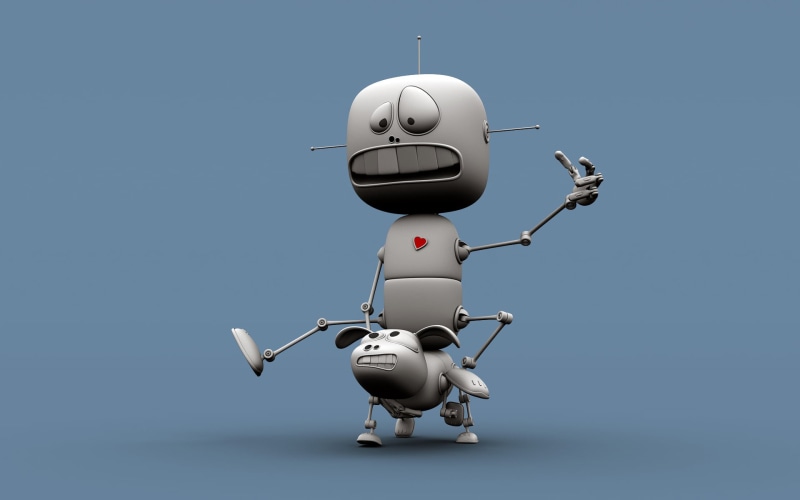 cyborg, no people, anthropomorphic, three-dimensional Shape, machinery, technology, artificial intelligence, three Dimensional, air Vehicle, figurine, white