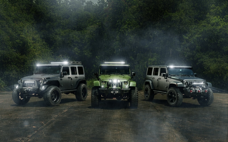 outdoors, dirt Road, mode of Transport, classic, 4x4, military, rally Car Racing, obsolete, black, driving, armed forces, old, black Color, plant, night