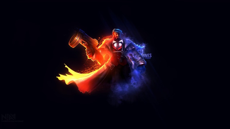 fire, glowing, indoors, beauty in nature, performance, heat - temperature, League of Legends, 1080P, Marksman, black background, fire - natural phenomenon