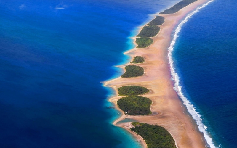 sport, high angle view, beauty in nature, sea, day, outdoors, scenics - nature, aerial view, blue, tropical, tranquility, French Polynesia, Eden, nature