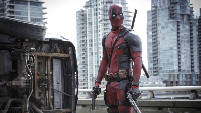 metal, working, Killer, Action, Twentieth Century Fox, Deadpool, outdoors, three quarter length, City, 2016, screenshot, building, protection, technology