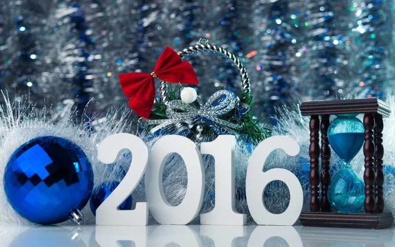 standing, letter, New Year, Christmas, 2K, Merry, Xmas, white, Happy, 2016, decoration