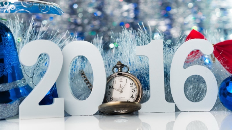 Happy, round, new, pocket, watch, decoration, 2016, year, cookies, silver, 720P, New Year