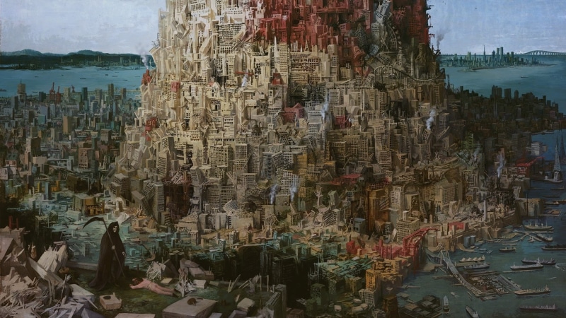 Let It Die, video game art, Grim Reaper, Tower of Babel, Tower of Barbs, 1080P