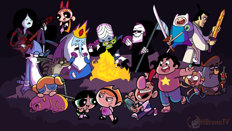 1080P, Cartoon Network, Powerpuff Girls, Regular Show, Samurai Jack, crossover, Adventure Time, The Grim Adventures of Billy and Mandy, Steven Universe