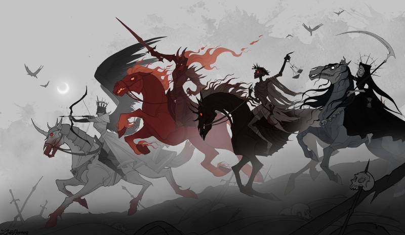 Four Horsemen of the Apocalypse, Dark, 2K