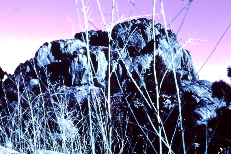 boulder, desert, color, rocks, rock, grey, infrared, 1080P