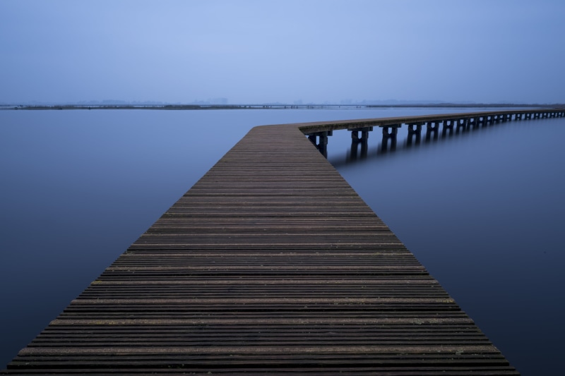 bridge - Man Made Structure, outdoors, lake, Footbridge, tranquil Scene, bridge, outdoor, boardwalk, planken, jetty, Slochteren, stopper, nature reserve