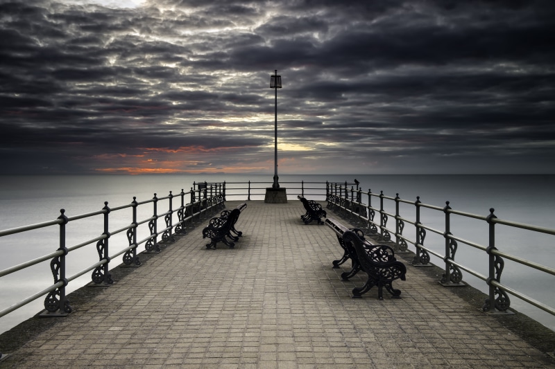 beach, morning, photography, sunset, andi, footbridge, 5K, outdoors, Sun Up, jones, benches, sky, new  old, campbell, dorset, nature, sea, coastline, com