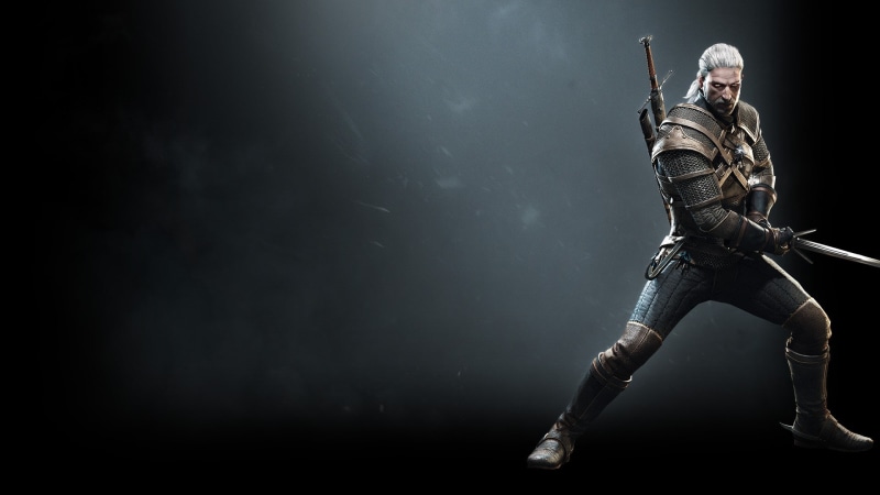 activity, adult, black background, witcher, 1080P, uniform, military, indoors, sport, studio shot, copy space, clothing, people, males, The Witcher 3: Wild Hunt