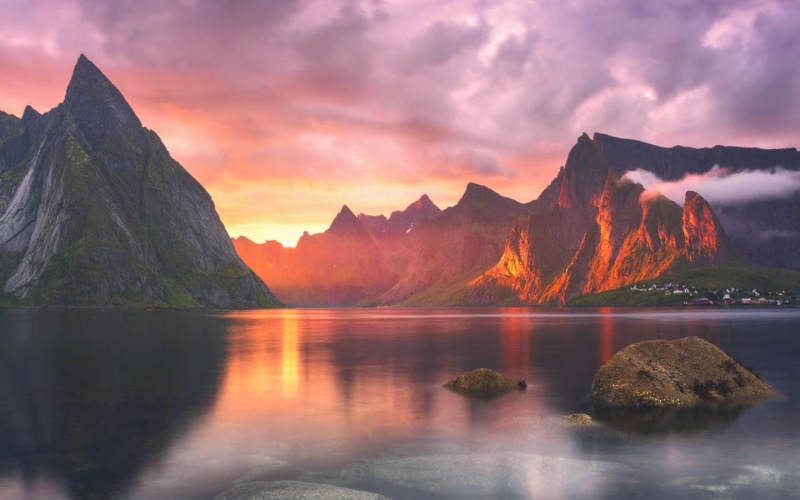 island, vacations, morning, tranquility, rock, nature, panoramic, karst Formation, scenics, no people, mountains, non-urban scene, dolomites, tranquil Scene