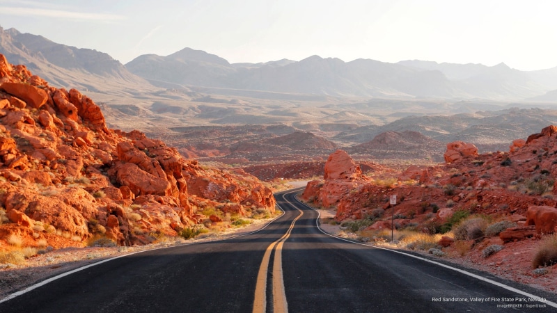 red, state, Nature, park, valley, sandstone, fire, nevada, 2K